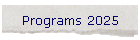 Programs 2025